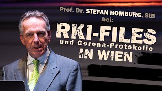 quotDie RKIProtokollequot  Eröffnungsvortrag von Prof Dr Stefan Homburg bei quotRKIFiles in Wienquot [upl. by Alane]