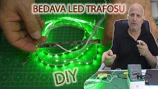 BEDAVA LED TRAFOSU NASIL YAPILIR  5 Volt ile Led Yakalım [upl. by Areik]