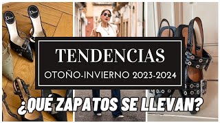 MODA  Tendencias otoño invierno 2023 2024  Los zapatos que se van a llevar [upl. by Radford]