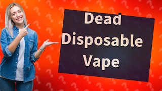 Why wont my disposable vape light up [upl. by Pettifer273]