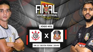 FINAL DO ESTADUAL DE FUTSAL  CORINTHIANS X MAGUNUS FUTSAL  JOGO DE IDA [upl. by Hanshaw]