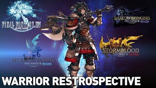 FFXIV Warrior Retrospective  All Skills from ARR To Now Endwalker [upl. by Lemuel]