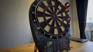 Lidl Crivit Electronic Dartboard Unboxing [upl. by Arracat]