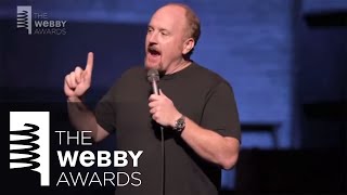 Jim Gaffigan Presents Louis CK with Person of the Year at the 16th Annual Webby Awards [upl. by Mccafferty]