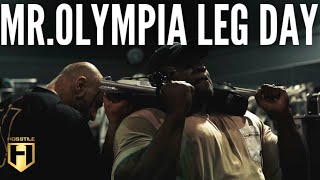 MR OLYMPIA LEG WORKOUT  Fouad Abiad amp Brandon Curry Train Legs and do some Hosstile training [upl. by Ezequiel]