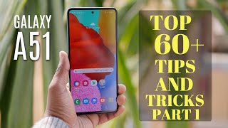 Samsung Galaxy A51 Tips and Tricks Part 1 Top 60 best features of galaxy A51  Hindi [upl. by Richara]