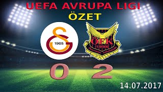 Östersunds  Galatasaray 20 UEFA Europa League 2017 ÖZET [upl. by Ahseem]