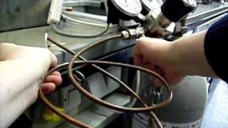 Fluorine matches and an iron wire in PE [upl. by Ahsatal473]