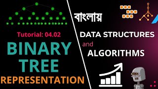 Representation of a Binary Tree  Linked Representation  Array Representation  বাংলা [upl. by Bev]