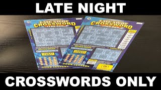 Late Night Scratch Cards  Crosswords Only [upl. by Ardnikat]