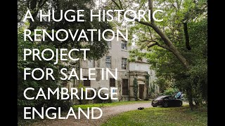 A Huge Historic Project For Sale  Tour This Georgian Rectory  Cambridge  England uniquehomes [upl. by Teirtza]