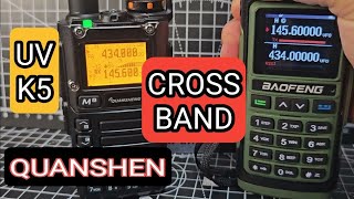 UVK5 K6  CROSS BAND  OPTIONS egzumer [upl. by Pavlish743]