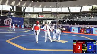 M 68 kg QF MIRZOIEV Simur UKR  ALIAN Ali SWE European Taekwondo Championships 2024 Belgrade [upl. by Ralat323]