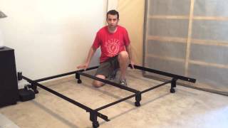 Leggett And Platt Instamatic Bed Frame with Wheels Review [upl. by Bohun]