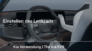 Einstellen des Lenkrads｜The Kia EV9 [upl. by Atolrac58]