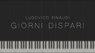 Giorni Dispari  Ludovico Einaudi \\ Synthesia Piano Tutorial [upl. by Aserret]