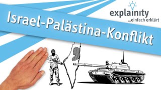 IsraelPalästinaKonflikt einfach erklärt explainity® Erklärvideo [upl. by Kelsi]