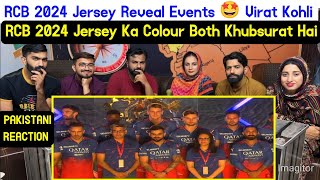 Reaction on RCB 2024 Jersey Reveal Events 🤩 Virat Kohli [upl. by Kealey758]