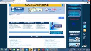 Tutotial para ingresar al portal del MINEDUC [upl. by Pris480]