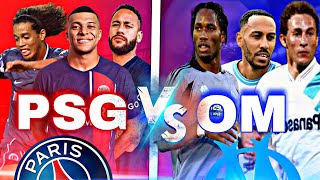 DUEL de CLUBS ⚔️⚽️  le Paris Saint Germain PSG VS l’Olympique de Marseille OM [upl. by Severson]