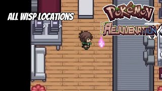 All Wisp Locations for Spiritomb in Pokémon Rejuvenation [upl. by Llenyar]