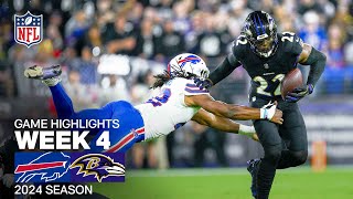 Buffalo Bills vs Baltimore Ravens  2024 Week 4 Game Highlights [upl. by Woodward]