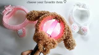 Decorating Light Stick with crochet light stick cover  ENGENE Bong  ENHYPEN Light Stick [upl. by Tudela]