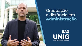 Graduação a distância em Administração  UNIG EaD [upl. by Ellennod]