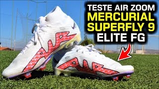 Vale R 2299 👀  Testei a chuteira campo Nike Zoom Mercurial Superfly 9 Elite FG [upl. by Somerset328]