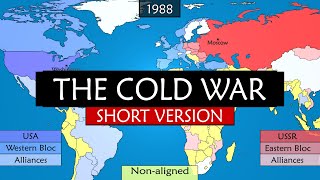 The Cold War  Summary on a Map [upl. by Brookner]