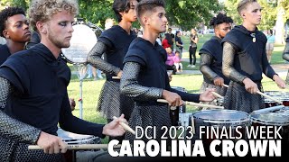 Carolina Crown 2023  In The Lot  DCI SemiFinals [upl. by Tletski]