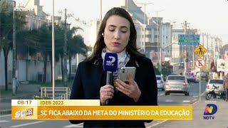 IDEB 2023 SC fica abaixo da meta do Ministério da Educação [upl. by Gwyneth]