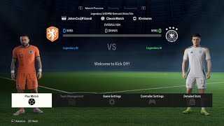 Netherlands vs Germany  EA FC 24 Gameplay Simulation  4K 60FPS [upl. by Kristien]