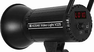 KODAK V225 Video Light 225watt Full Review [upl. by Nosnah]