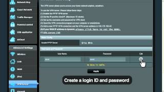 ASUS router quick howto VPN server tutorial [upl. by Pepin]