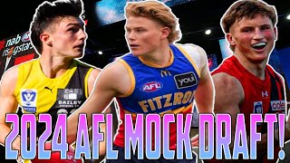 CHBS 2024 AFL MOCK DRAFT [upl. by Otsugua16]