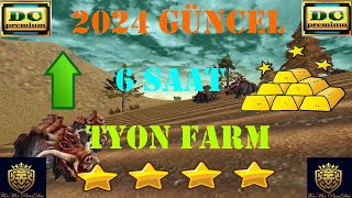 knightonline 2024 GÜNCEL 6 SAAT TYON FARM [upl. by Callan]