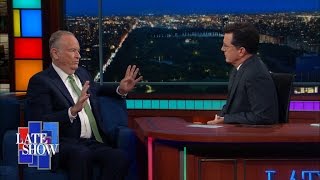 Stephen Colbert and Bill OReilly Discuss The Political Response To Orlando [upl. by Yllet]