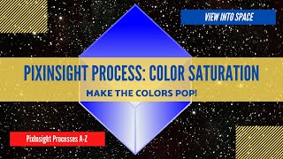 PIXINSIGHT Process Tutorial Color Saturation [upl. by Leksehcey]