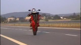 Sezon 200506 na CBR954RR 03 wheelie by TYTUS part 1 [upl. by Kabob]