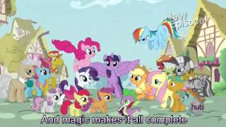 My Little Pony Theme Song With Lyrics  My Little Pony Friendship is Magic Song [upl. by Hameerak]