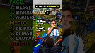 Adivina el jugador de Argentina quizfutbol argentina messi maradona trivia adivinaeljugador [upl. by Bolte]