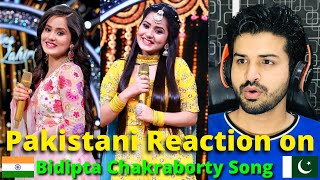 Pakistani Reacts to Bidipta Chakraborty Reels  Indian Idol Season 13  Reaction Vlogger [upl. by Ahsennek]