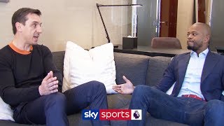 Patrice Evra amp Gary Neville openly discuss the state of Manchester United amp the future of Paul Pogba [upl. by Hodge]