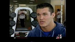 Randy Orton At The Gym  WWE Confidential May 03 2003 [upl. by Aneral377]