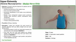 Median Nerve Glides EXPLAINED [upl. by Sorrows]