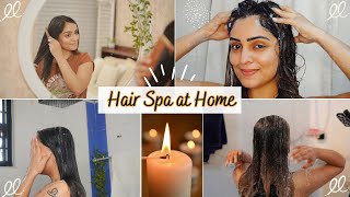 My Haircare Routine for Silky Smooth Hair  Hair Spa at Home  Nimmy Arungopan [upl. by Gnaht]