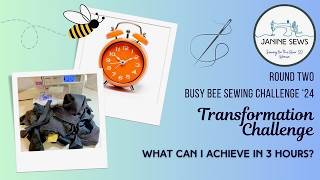 What can I transform in 3 hours ⏱️ Busy Bee Sewing Challenge 24 [upl. by Priscella]