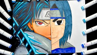 Je Dessine Sasuke en temps réel [upl. by Krystle91]