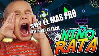 ¡EL NIÑO RATA MAS LOCO DE GEOMETRY DASH [upl. by Godrich889]